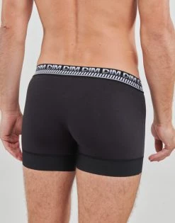 Sous-vêtements Homme Boxers DIM 3D FLEX STAY & FIT X 2 Noir -Boxers Homme Soldes 15221801 500 D