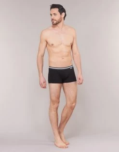Sous-vêtements Homme Boxers DIM ECODIM COTON X 4 Noir -Boxers Homme Soldes 15221803 500 C