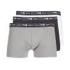 Sous-vêtements Homme Boxers DIM COTON STRETCH X3 Noir / Gris / Blanc