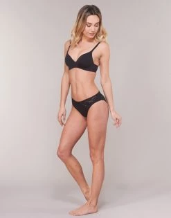 Sous-vêtements Femme Culottes & slips DIM COTON FEMININE 2+1 GRATUIT Noir / Blanc -Boxers Homme Soldes 15221832 500 C