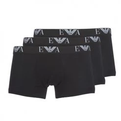 Sous-vêtements Homme Boxers Emporio Armani CC715-PACK DE 3 Noir