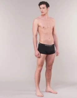 Sous-vêtements Homme Boxers Emporio Armani CC722-PACK DE 3 Noir -Boxers Homme Soldes 15263431 500 C