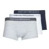 Sous-vêtements Homme Boxers Emporio Armani CC722-PACK DE 3 Blanc / Gris / Marine