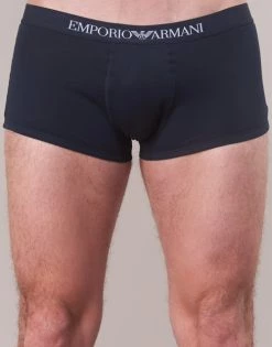 Sous-vêtements Homme Boxers Emporio Armani CC722-PACK DE 3 Blanc / Gris / Marine -Boxers Homme Soldes 15263433 500 D