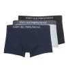 Sous-vêtements Homme Boxers Emporio Armani CC722-PACK DE 3 Marine / Gris / Noir