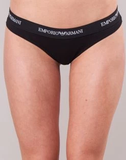 Sous-vêtements Femme Culottes & slips Emporio Armani CC317-163337-07320 Noir -Boxers Homme Soldes 15263453 500 D