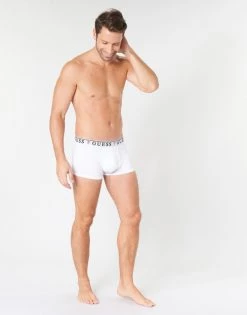 Sous-vêtements Homme Boxers Guess U97G01-JR003-A009 X3 Blanc -Boxers Homme Soldes 15263510 500 C