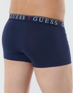Sous-vêtements Homme Boxers Guess U97G01-JR003-D780 X3 Marine -Boxers Homme Soldes 15263512 500 D