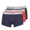 Sous-vêtements Homme Boxers Guess U97G01-JR003-FQ90 X3 Noir / Rouge / Marine