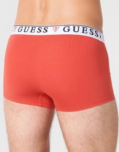 Sous-vêtements Homme Boxers Guess U97G01-JR003-FQ90 X3 Noir / Rouge / Marine -Boxers Homme Soldes 15263514 500 D