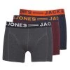 Sous-vêtements Homme Boxers Jack & Jones JACLICHFIELD X 3 Gris / Noir / Bordeaux