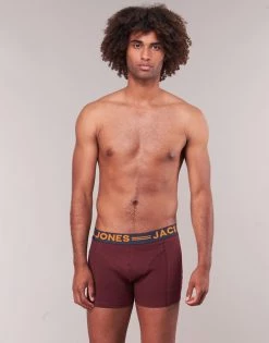 Sous-vêtements Homme Boxers Jack & Jones JACLICHFIELD X 3 Gris / Noir / Bordeaux 5 Sous-vêtements Homme Boxers Jack & Jones JACLICHFIELD X 3 Gris / Noir / Bordeaux -Boxers Homme Soldes 15578747 500 B