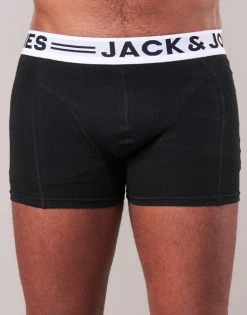 Sous-vêtements Homme Boxers Jack & Jones SENSE X 3 Noir -Boxers Homme Soldes 15578751 500 D