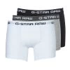 Sous-vêtements Homme Boxers G-Star Raw CLASSIC TRUNK 3 PACK Noir / Gris / Blanc