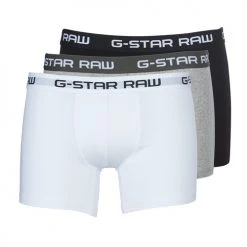 Sous-vêtements Homme Boxers G-Star Raw CLASSIC TRUNK 3 PACK Noir / Gris / Blanc