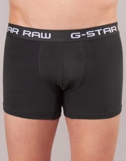 Sous-vêtements Homme Boxers G-Star Raw CLASSIC TRUNK CLR 3 PACK Noir / Vert -Boxers Homme Soldes 15652635 500 D
