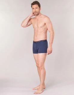 Sous-vêtements Homme Boxers Tommy Hilfiger PREMIUM ESSENTIALS-X3 Marine -Boxers Homme Soldes 15669168 500 C