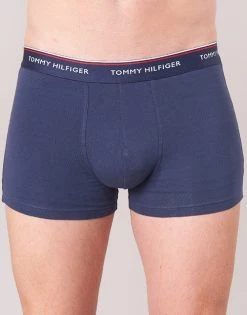 Sous-vêtements Homme Boxers Tommy Hilfiger PREMIUM ESSENTIALS-X3 Marine -Boxers Homme Soldes 15669168 500 D