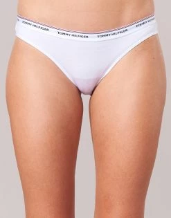 Sous-vêtements Femme Culottes & slips Tommy Hilfiger ESSENTIALS-X3 Blanc -Boxers Homme Soldes 15669180 500 D