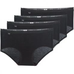 Sous-vêtements Femme Culottes & slips Sloggi BASIC+ X 4 Noir