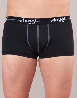 Sous-vêtements Homme Boxers Sloggi MEN START X 3 Noir -Boxers Homme Soldes 15704367 500 D