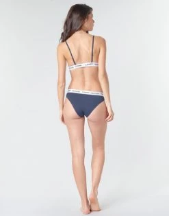 Sous-vêtements Femme Triangles / Sans armatures Tommy Hilfiger PADDED TRIANGLE Marine -Boxers Homme Soldes 16218766 500 D