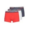 Sous-vêtements Homme Boxers Lacoste 5H3386-W34 X3 Marine / Chine / Rouge