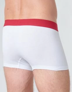 Sous-vêtements Homme Boxers Levi's MEN SOLID TRUNK PACK X2 Blanc -Boxers Homme Soldes 16219028 500 D