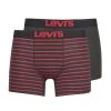 Sous-vêtements Homme Boxers Levi's MEN VINTAGE PACK X2 Rouge / Noir