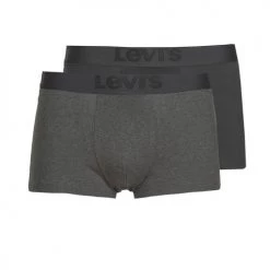 Sous-vêtements Homme Boxers Levi's MEN PRENIUM PACK X2 Gris / Noir