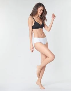 Sous-vêtements Femme Culottes & slips Sloggi SHIRT MIDI X2 Blanc -Boxers Homme Soldes 16366314 500 C