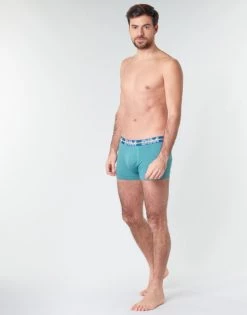 Sous-vêtements Homme Boxers DIM BO POWERFUL X3 Bleu / Vert / Noir -Boxers Homme Soldes 16445899 500 C