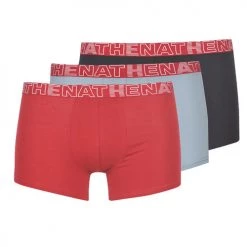 Sous-vêtements Homme Boxers Athena BASIC COLOR X3 Noir / Bordeaux / Gris