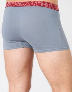 Sous-vêtements Homme Boxers Athena BASIC COLOR X3 Noir / Bordeaux / Gris -Boxers Homme Soldes 16461996 500 D