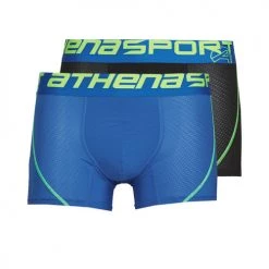 Sous-vêtements Homme Boxers Athena AIR PERFORMANCE X2 Noir / Bleu
