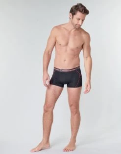 Sous-vêtements Homme Boxers Athena TRAINING X3 Noir / Rouge / Gris -Boxers Homme Soldes 16462039 500 C