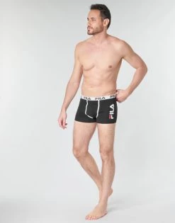 Sous-vêtements Homme Boxers Fila FI-1BCX4 Marine / Gris -Boxers Homme Soldes 17143696 500 C