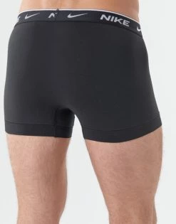 Sous-vêtements Homme Boxers Nike EVERYDAY COTTON STRETCH X2 Noir / Noir -Boxers Homme Soldes 17817954 500 D