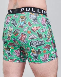 Sous-vêtements Homme Boxers Pullin FASHION 2 COTTON Multicolore -Boxers Homme Soldes 18840928 500 D