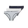 Sous-vêtements Femme Culottes & slips Petit Bateau CULOTTE COTON X3 Marine / Blanc / Blanc