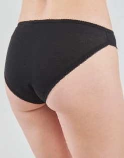 Sous-vêtements Femme Culottes & slips Petit Bateau CULOTTE COTON X3 Noir -Boxers Homme Soldes 18841007 500 D