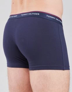 Sous-vêtements Homme Boxers Tommy Hilfiger TRUNK X3 Blanc / Rouge / Marine -Boxers Homme Soldes 18873532 500 D