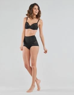 Sous-vêtements Femme Culottes & slips DIM DIAM'S CONTROL CULOTTE HAUTE Noir -Boxers Homme Soldes 18873966 500 C