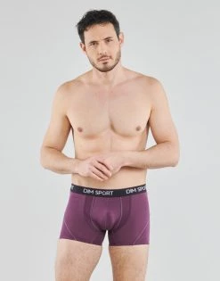 Sous-vêtements Homme Boxers DIM DIM SPORT COTON X3 Noir / Noir / Violet 5 Sous-vêtements Homme Boxers DIM DIM SPORT COTON X3 Noir / Noir / Violet -Boxers Homme Soldes 18873967 500 B