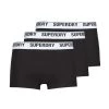 Sous-vêtements Homme Boxers Superdry TRUNK X3 Noir / Noir / Noir