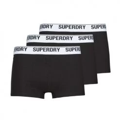 Sous-vêtements Homme Boxers Superdry TRUNK X3 Noir / Noir / Noir