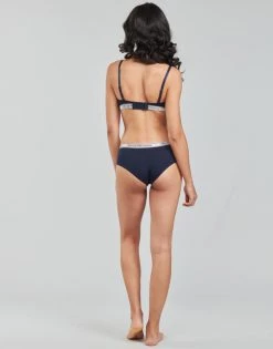 Sous-vêtements Femme Brassières Emporio Armani ICONIC LOGOBAND Marine -Boxers Homme Soldes 19865720 500 D