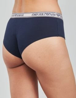 Sous-vêtements Femme Culottes & slips Emporio Armani ICONIC LOGOBAND Marine -Boxers Homme Soldes 19865721 500 D