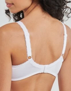 Sous-vêtements Femme Emboitants PLAYTEX FLOWER ELEGANCE Blanc -Boxers Homme Soldes 20097996 500 D