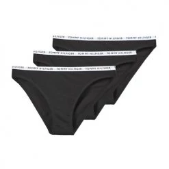 Sous-vêtements Femme Culottes & slips Tommy Hilfiger BIKINI X3 Noir